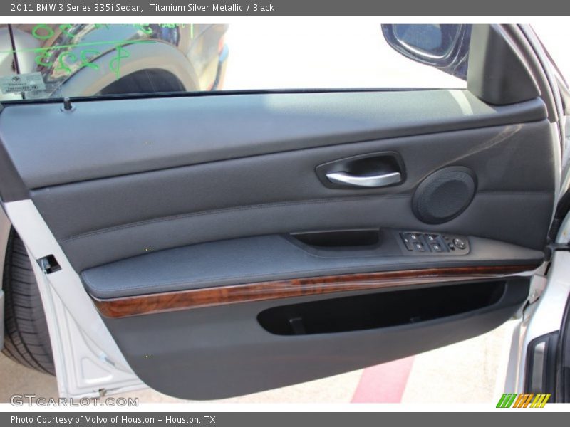 Titanium Silver Metallic / Black 2011 BMW 3 Series 335i Sedan