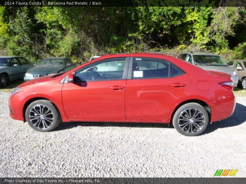  2014 Corolla S Barcelona Red Metallic