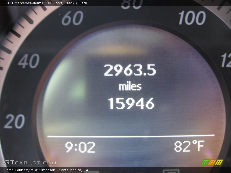 Black / Black 2011 Mercedes-Benz C 300 Sport