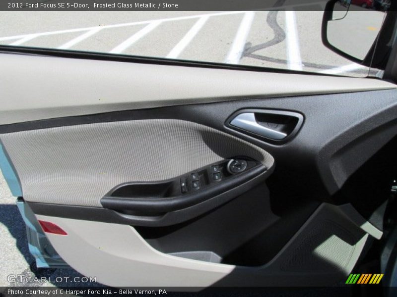 Frosted Glass Metallic / Stone 2012 Ford Focus SE 5-Door