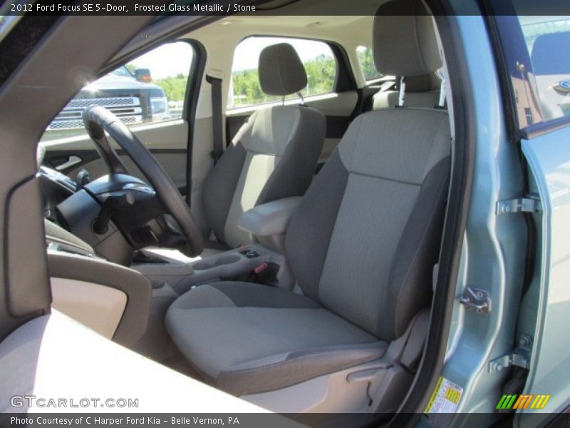 Frosted Glass Metallic / Stone 2012 Ford Focus SE 5-Door