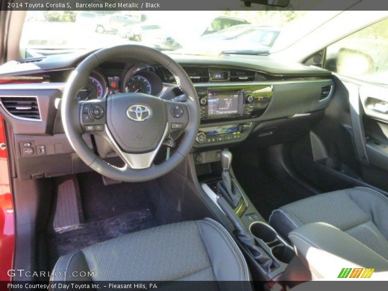  2014 Corolla S Black Interior