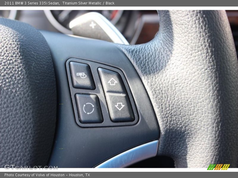 Titanium Silver Metallic / Black 2011 BMW 3 Series 335i Sedan