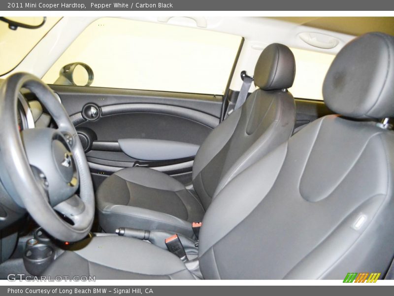 Pepper White / Carbon Black 2011 Mini Cooper Hardtop
