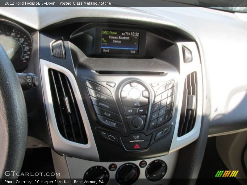Frosted Glass Metallic / Stone 2012 Ford Focus SE 5-Door