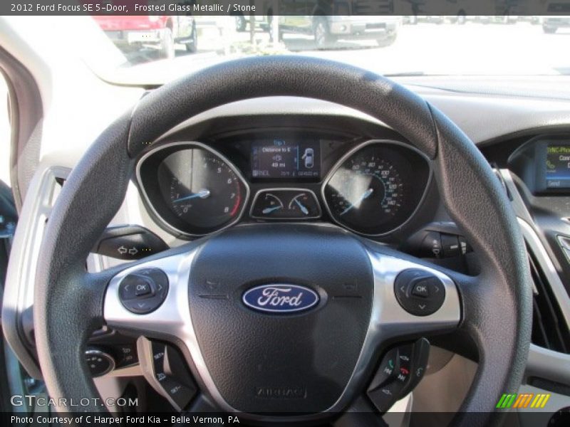 Frosted Glass Metallic / Stone 2012 Ford Focus SE 5-Door