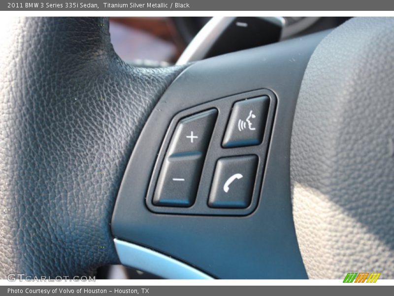 Titanium Silver Metallic / Black 2011 BMW 3 Series 335i Sedan