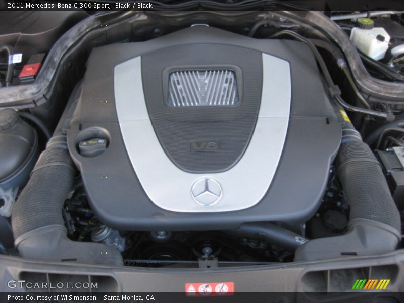Black / Black 2011 Mercedes-Benz C 300 Sport