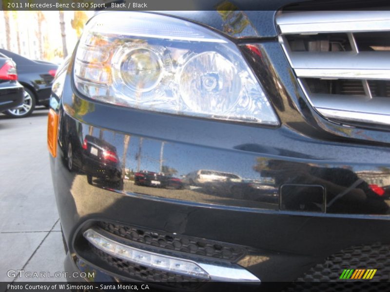 Black / Black 2011 Mercedes-Benz C 300 Sport
