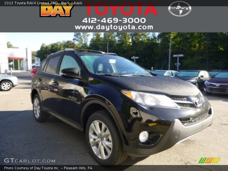 Black / Black 2013 Toyota RAV4 Limited AWD