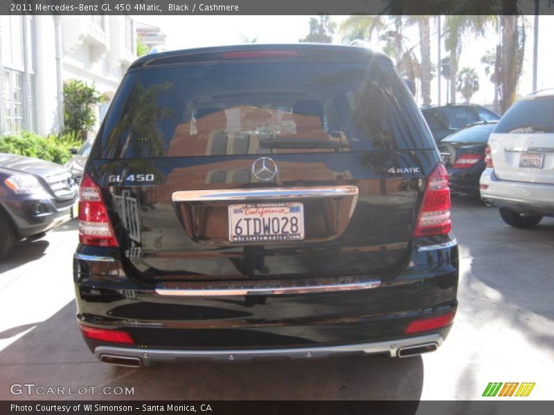 Black / Cashmere 2011 Mercedes-Benz GL 450 4Matic