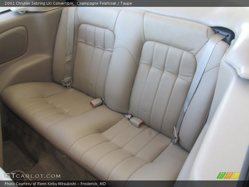 Champagne Pearlcoat / Taupe 2001 Chrysler Sebring LXi Convertible