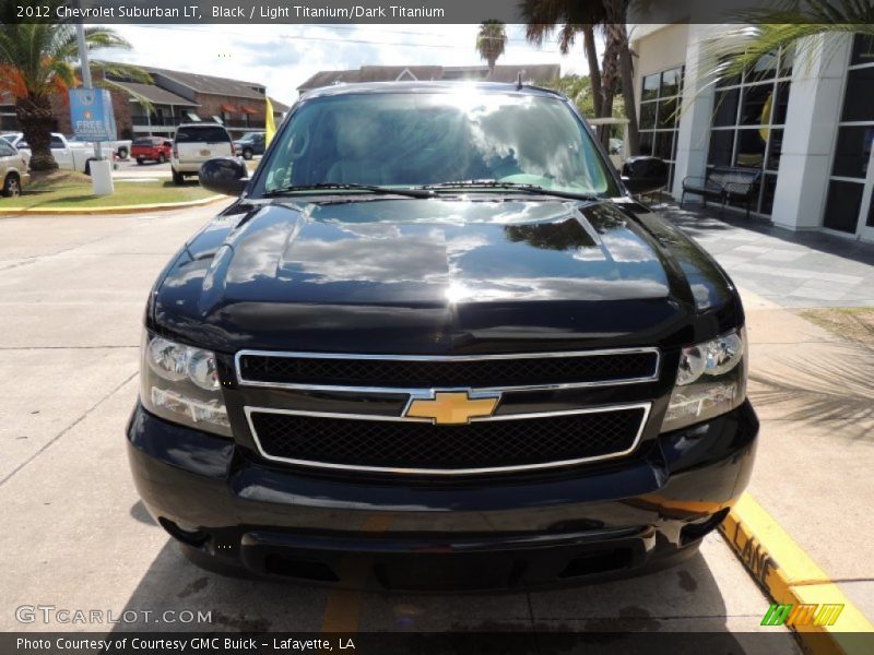 Black / Light Titanium/Dark Titanium 2012 Chevrolet Suburban LT