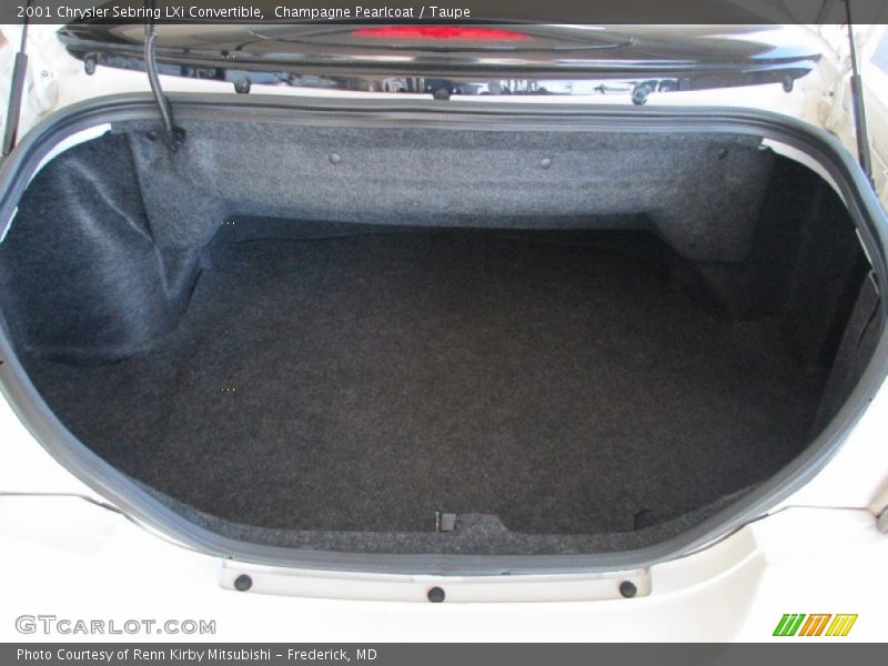 Champagne Pearlcoat / Taupe 2001 Chrysler Sebring LXi Convertible