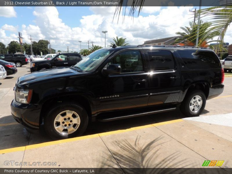 Black / Light Titanium/Dark Titanium 2012 Chevrolet Suburban LT