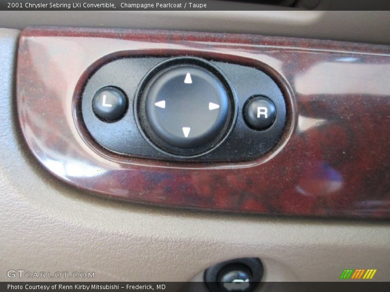 Champagne Pearlcoat / Taupe 2001 Chrysler Sebring LXi Convertible