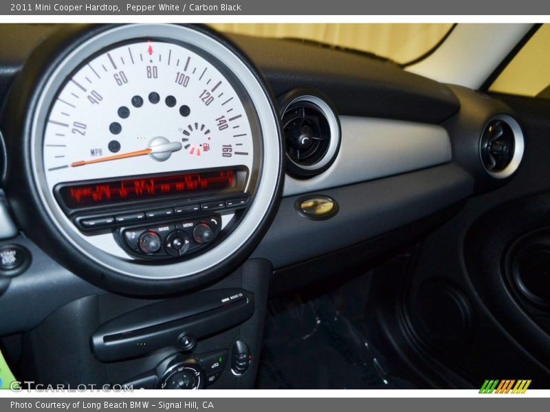 Pepper White / Carbon Black 2011 Mini Cooper Hardtop