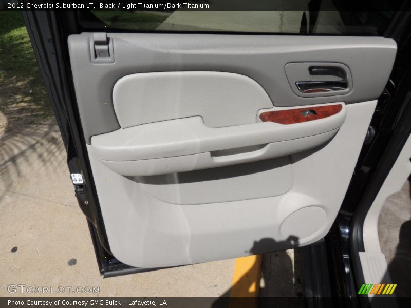 Black / Light Titanium/Dark Titanium 2012 Chevrolet Suburban LT