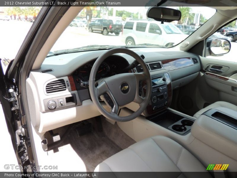 Black / Light Titanium/Dark Titanium 2012 Chevrolet Suburban LT