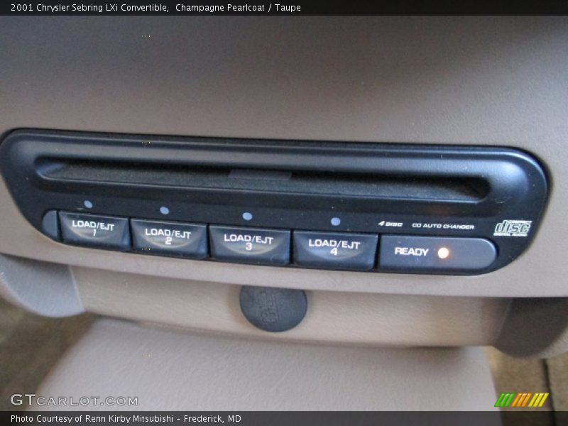 Champagne Pearlcoat / Taupe 2001 Chrysler Sebring LXi Convertible