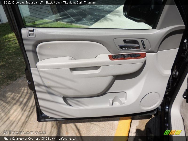 Black / Light Titanium/Dark Titanium 2012 Chevrolet Suburban LT