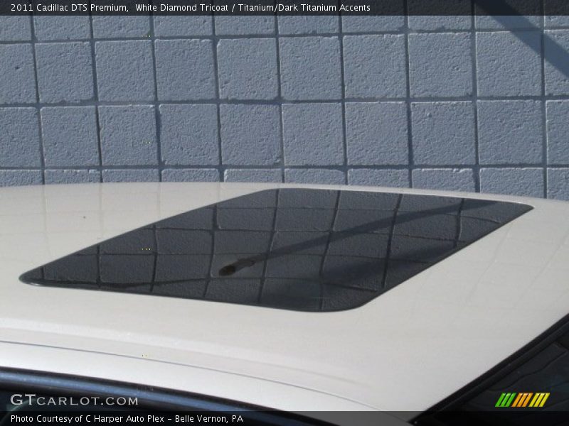White Diamond Tricoat / Titanium/Dark Titanium Accents 2011 Cadillac DTS Premium