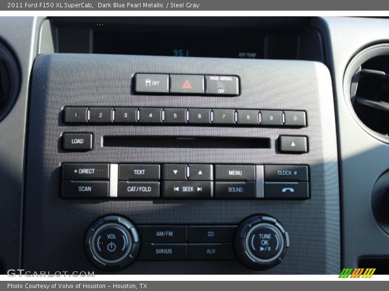 Dark Blue Pearl Metallic / Steel Gray 2011 Ford F150 XL SuperCab