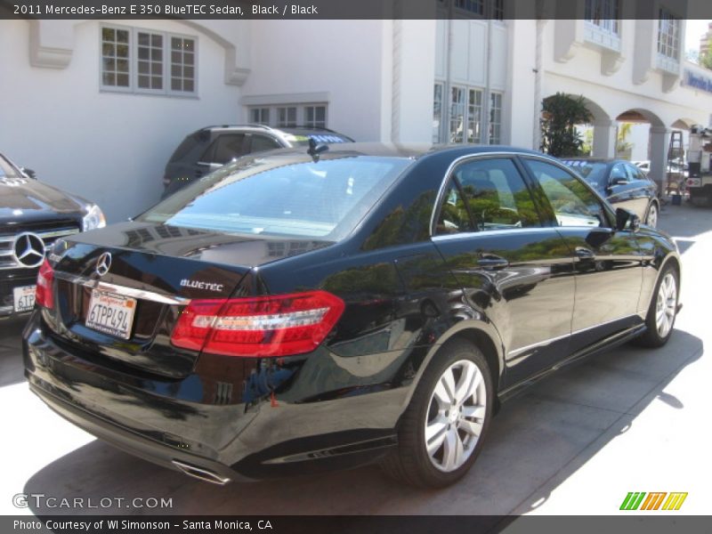 Black / Black 2011 Mercedes-Benz E 350 BlueTEC Sedan