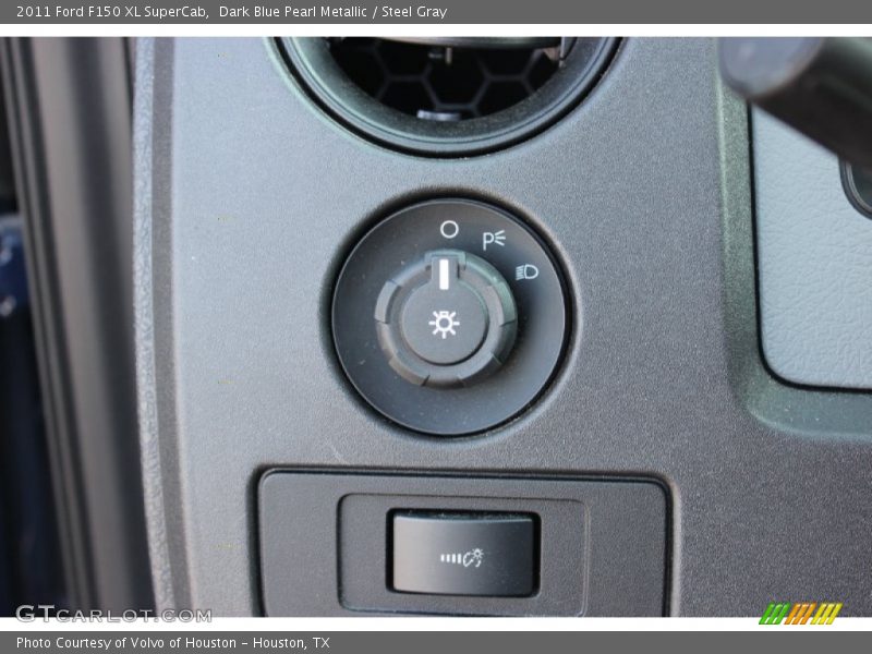 Dark Blue Pearl Metallic / Steel Gray 2011 Ford F150 XL SuperCab