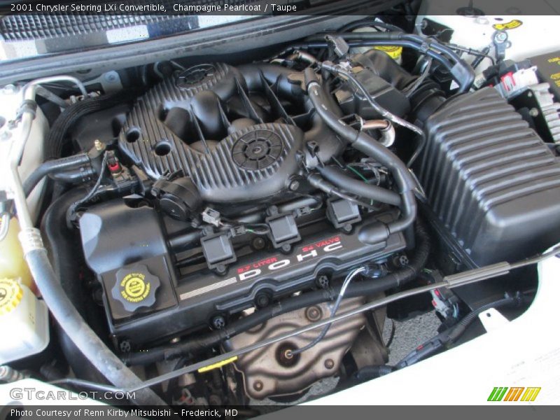 Champagne Pearlcoat / Taupe 2001 Chrysler Sebring LXi Convertible