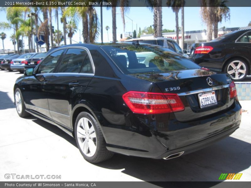 Black / Black 2011 Mercedes-Benz E 350 BlueTEC Sedan