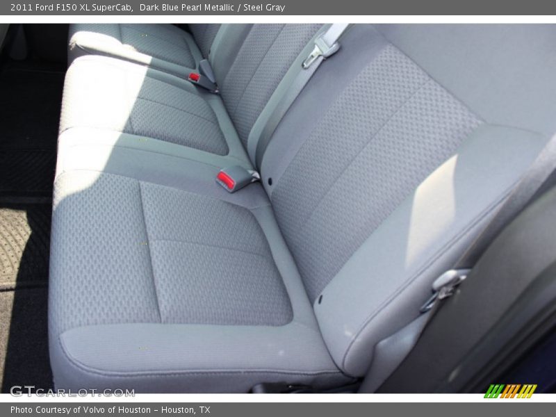 Dark Blue Pearl Metallic / Steel Gray 2011 Ford F150 XL SuperCab