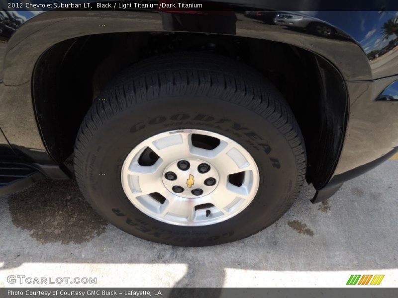 Black / Light Titanium/Dark Titanium 2012 Chevrolet Suburban LT