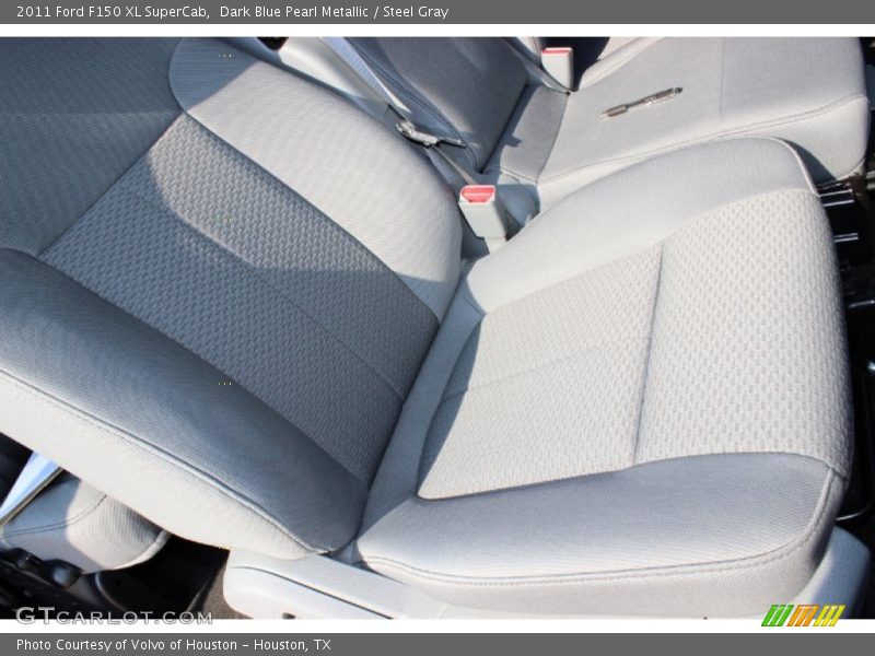 Dark Blue Pearl Metallic / Steel Gray 2011 Ford F150 XL SuperCab