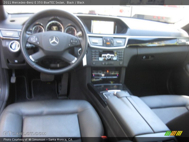 Black / Black 2011 Mercedes-Benz E 350 BlueTEC Sedan