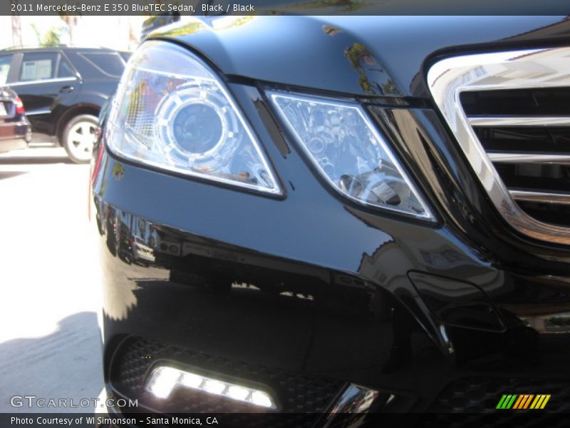 Black / Black 2011 Mercedes-Benz E 350 BlueTEC Sedan