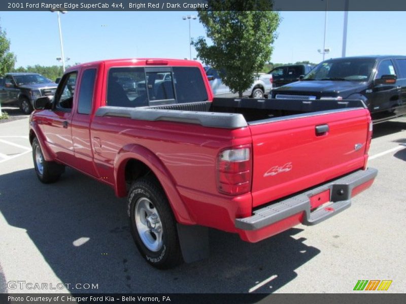 Bright Red / Dark Graphite 2001 Ford Ranger Edge SuperCab 4x4