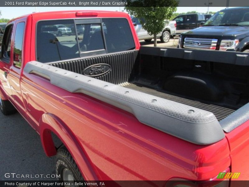 Bright Red / Dark Graphite 2001 Ford Ranger Edge SuperCab 4x4