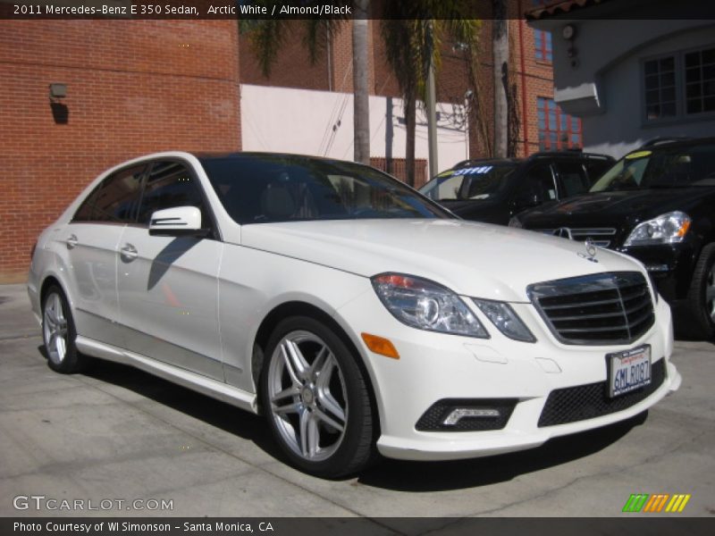 Arctic White / Almond/Black 2011 Mercedes-Benz E 350 Sedan