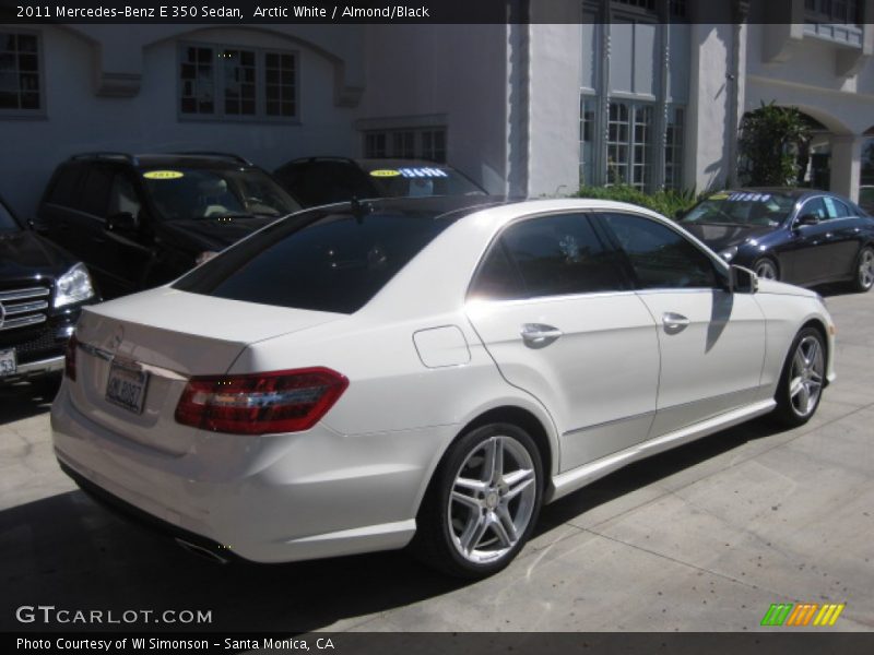 Arctic White / Almond/Black 2011 Mercedes-Benz E 350 Sedan
