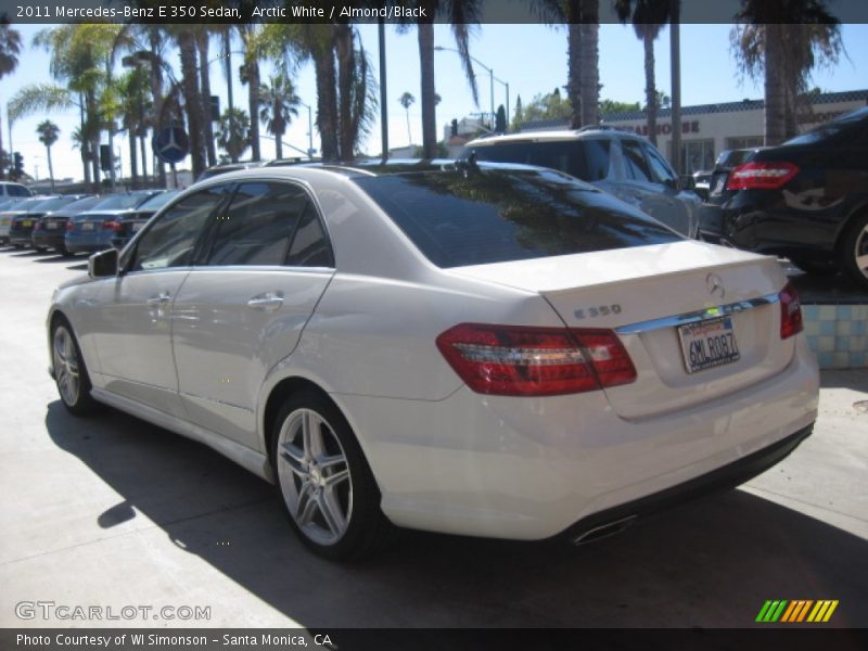 Arctic White / Almond/Black 2011 Mercedes-Benz E 350 Sedan