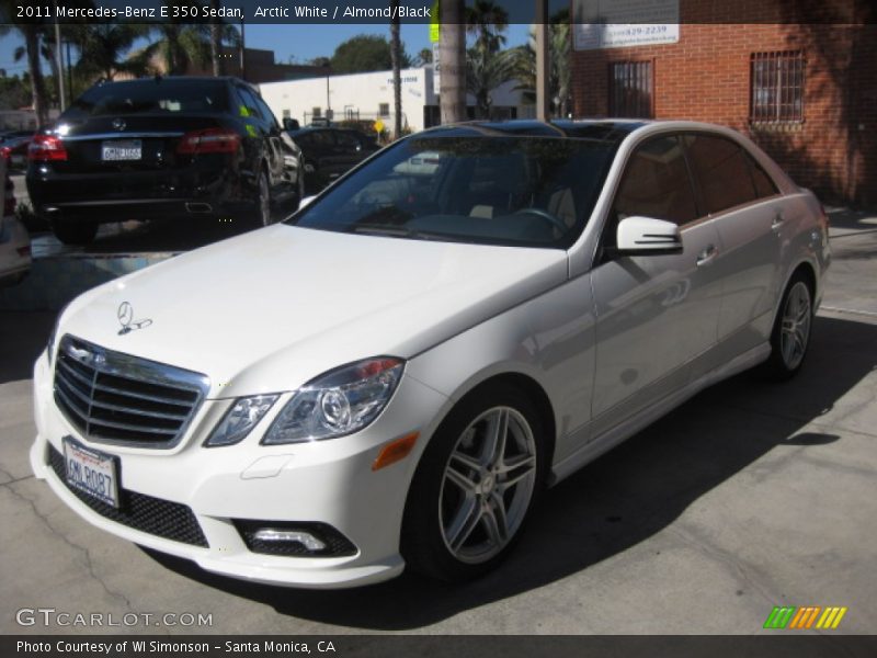 Arctic White / Almond/Black 2011 Mercedes-Benz E 350 Sedan