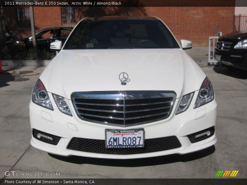 Arctic White / Almond/Black 2011 Mercedes-Benz E 350 Sedan