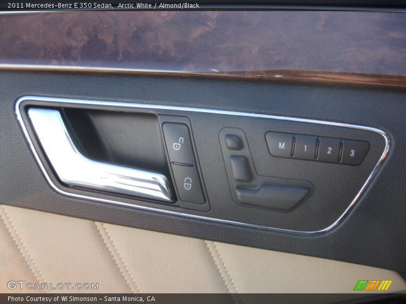 Arctic White / Almond/Black 2011 Mercedes-Benz E 350 Sedan