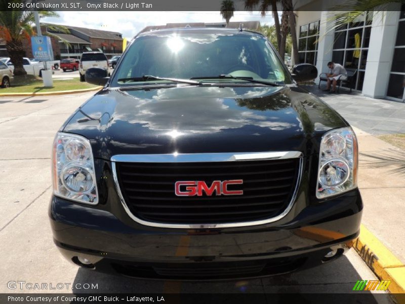 Onyx Black / Light Tan 2009 GMC Yukon XL SLT