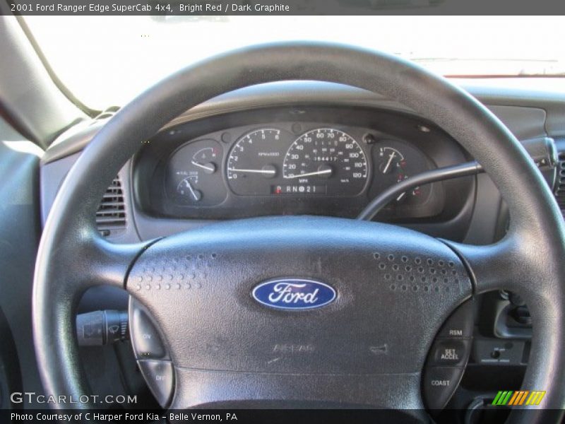 Bright Red / Dark Graphite 2001 Ford Ranger Edge SuperCab 4x4