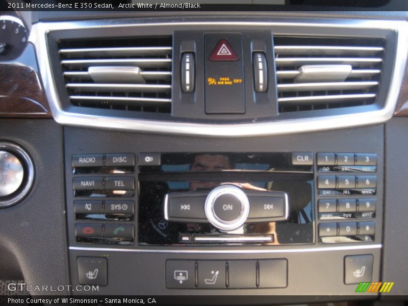 Arctic White / Almond/Black 2011 Mercedes-Benz E 350 Sedan