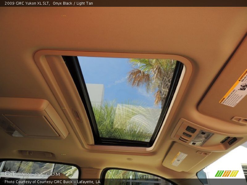 Onyx Black / Light Tan 2009 GMC Yukon XL SLT