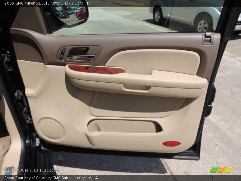 Onyx Black / Light Tan 2009 GMC Yukon XL SLT