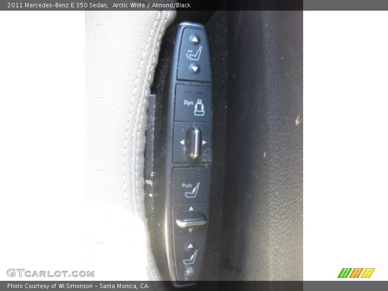 Arctic White / Almond/Black 2011 Mercedes-Benz E 350 Sedan